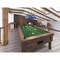 Z-Lite Cordon 4 Light Billiard, Rubbed Brass & Dark Blue 2306-4RB-ARDB - alternate 2